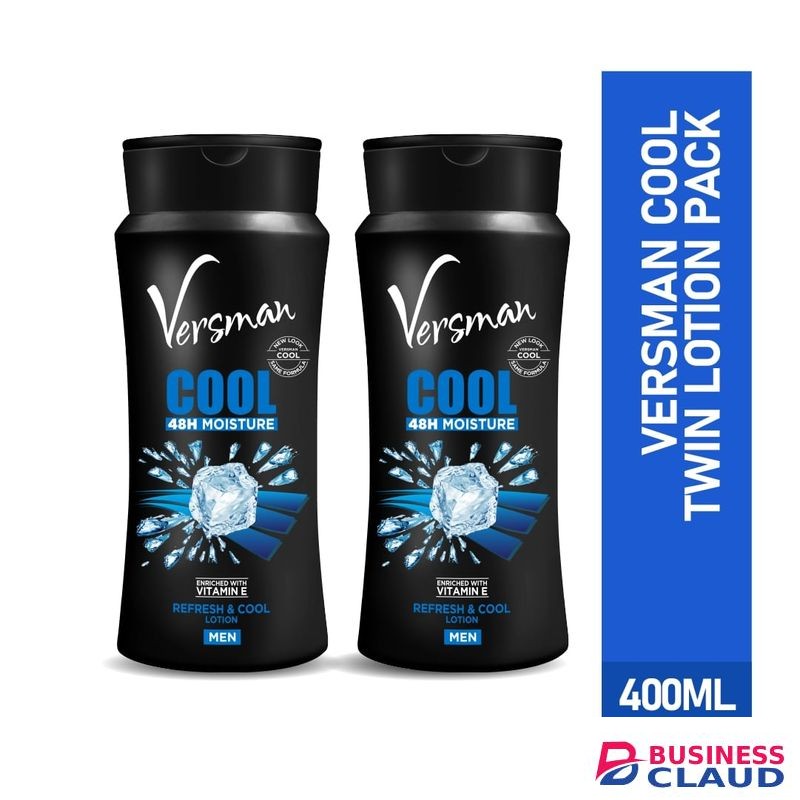 VERSMAN Twin Cool 400ml Lotion (Pack of 2)