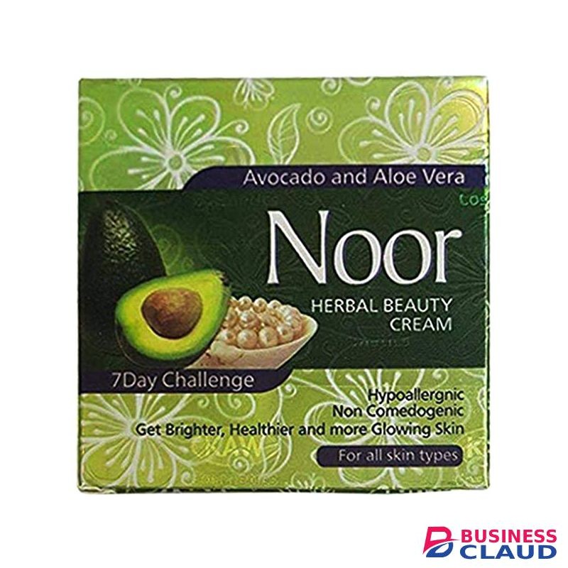 Noor Collection Herbal Beauty Cream Avocado And Aloe Vera - 20gm