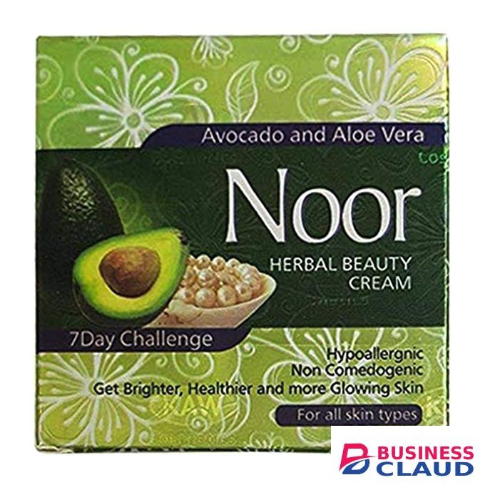 Noor Collection Herbal Beauty Cream Avocado And Aloe Vera - 20gm