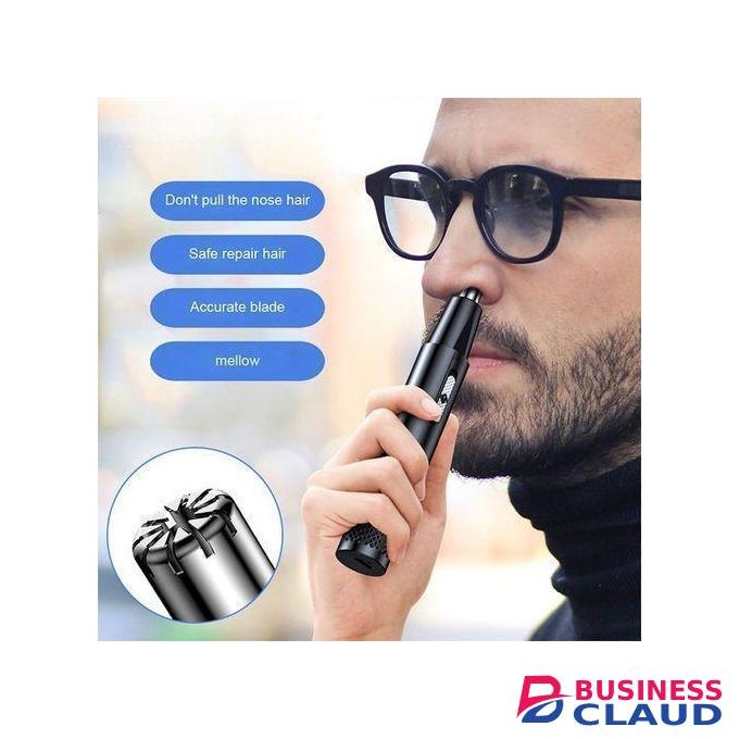 Nose And Ear Hair Trimmer, Double Head Hair Remover, Blue