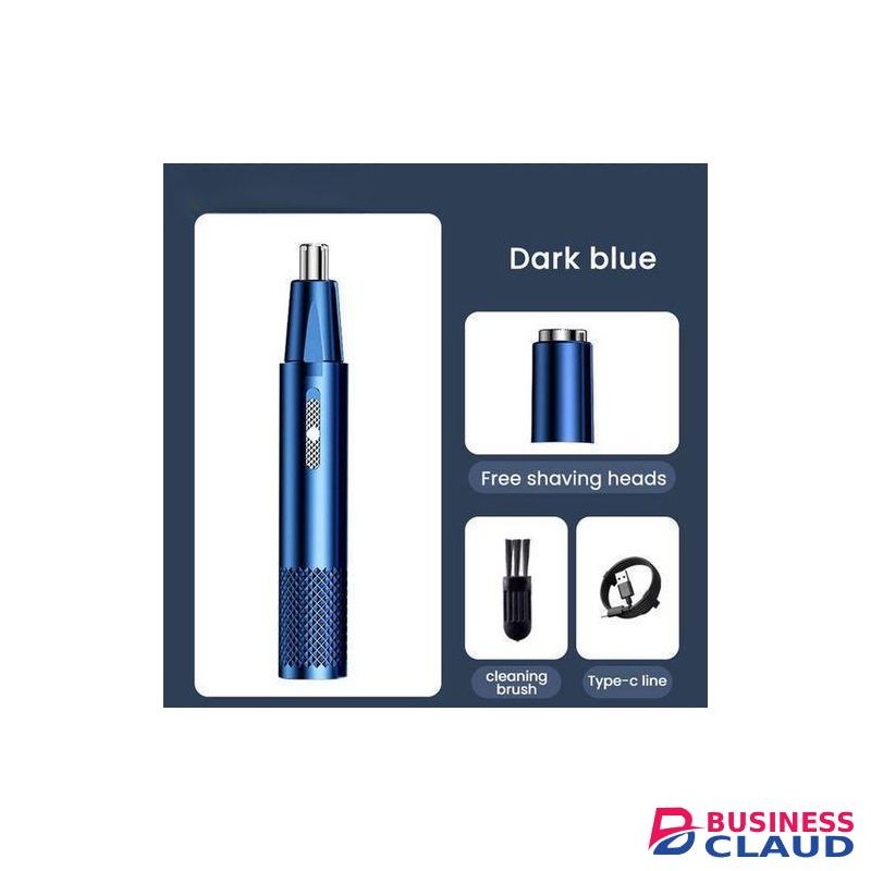 Nose And Ear Hair Trimmer, Double Head Hair Remover, Blue
