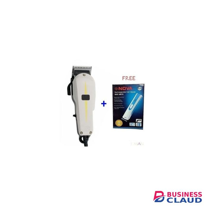 Geemy Hair Shaving Machine - Kinyozi + FREE Hair And Beard Trimmer