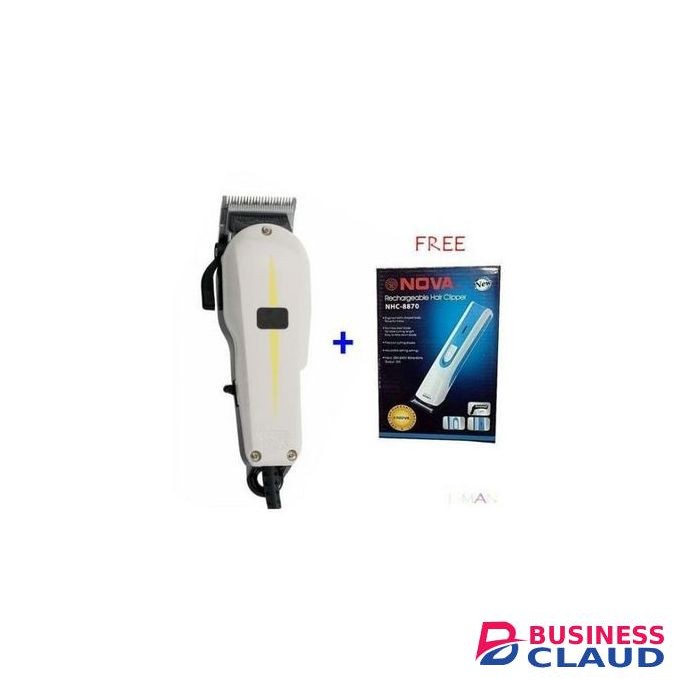 Geemy Hair Shaving Machine - Kinyozi + FREE Hair And Beard Trimmer