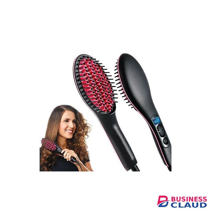 Electric Hair Straightening Brush.