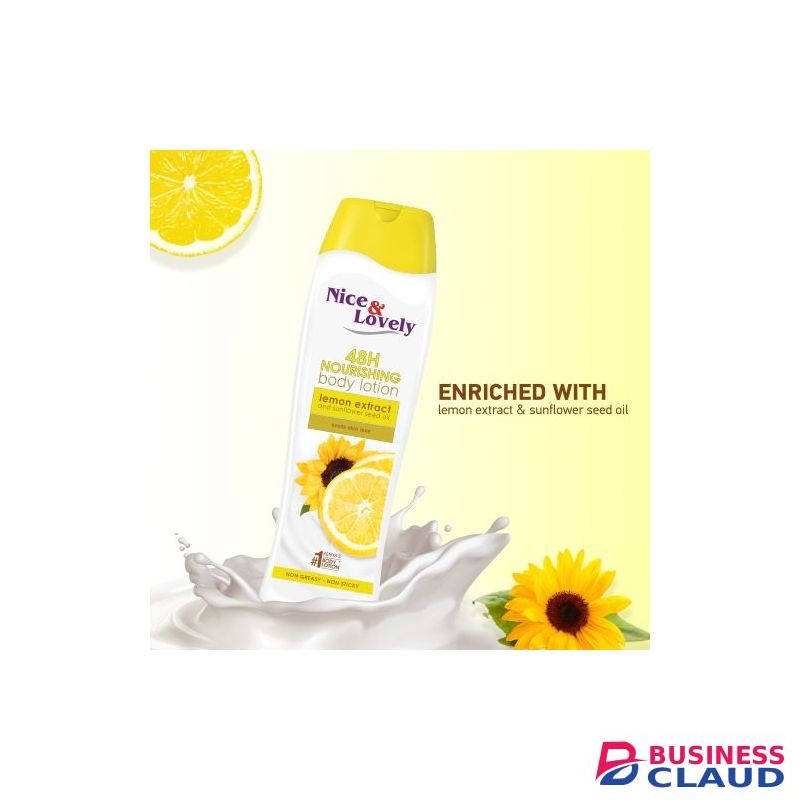 Nice & Lovely Lemon Extract Lotion – 180ml