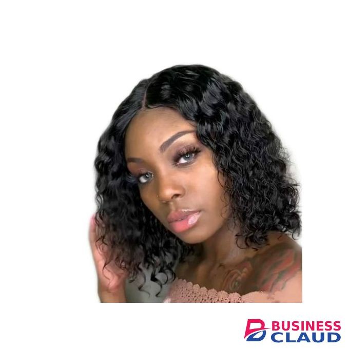 SXCHEN Wig Small Curly Hair Wig African Fashion Short Curly Hair Invisible Breathable Mechanism Chemical Fiber Head Cover