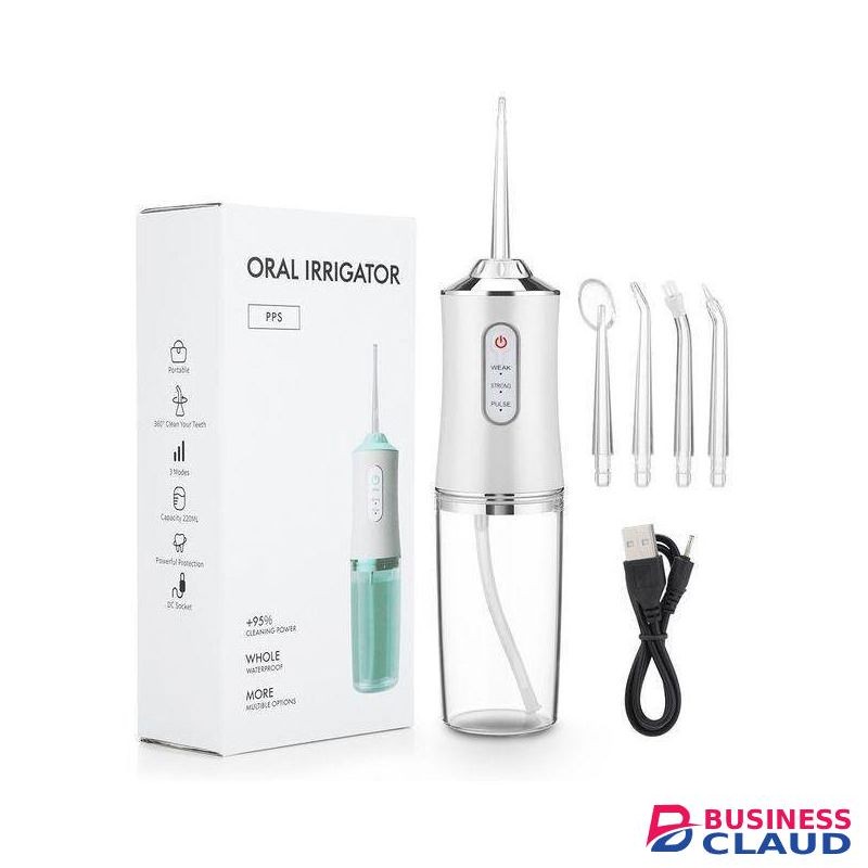 Powerful Water Flosser For Teeth Cleaning, Braces Cleaning, Cordless, 3-Speed Jet, USB Rechargeable