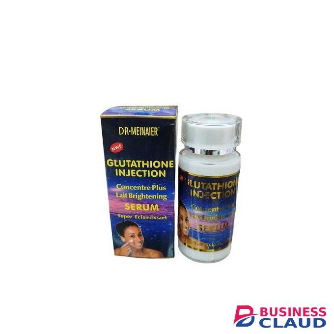 DR MEINAIER Glutathione Injection Lait Brightening Serum SPF 60. Removes Wrinkles, Moisturizes, Brightens, Lightens, Removes Stains, Smooths, Softens, Makes skin Elastic, Whiten Spots, Scars & Marks