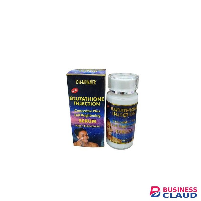 DR MEINAIER Glutathione Injection Lait Brightening Serum SPF 60. Removes Wrinkles, Moisturizes, Brightens, Lightens, Removes Stains, Smooths, Softens, Makes skin Elastic, Whiten Spots, Scars & Marks