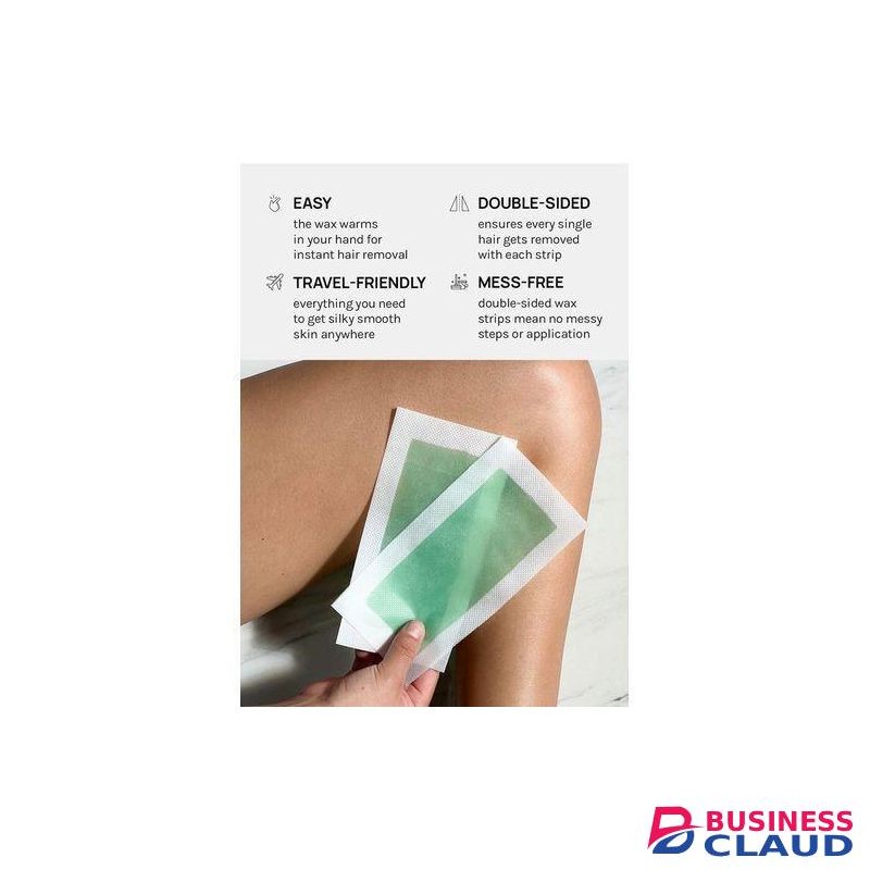 40 Pcs Waxing Hair Removal Strips- 20 Double Sided