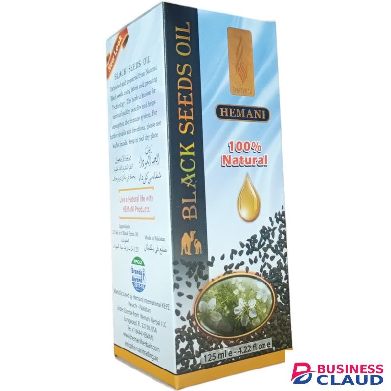 Hemani 125ml Black Seeds/Kalonji Oil ACNE PSORIASIS WOUND HEALING HAIR HEALTH INFLAMMATION WEIGHT LOSS BLOOD SUGAR blackseed nk