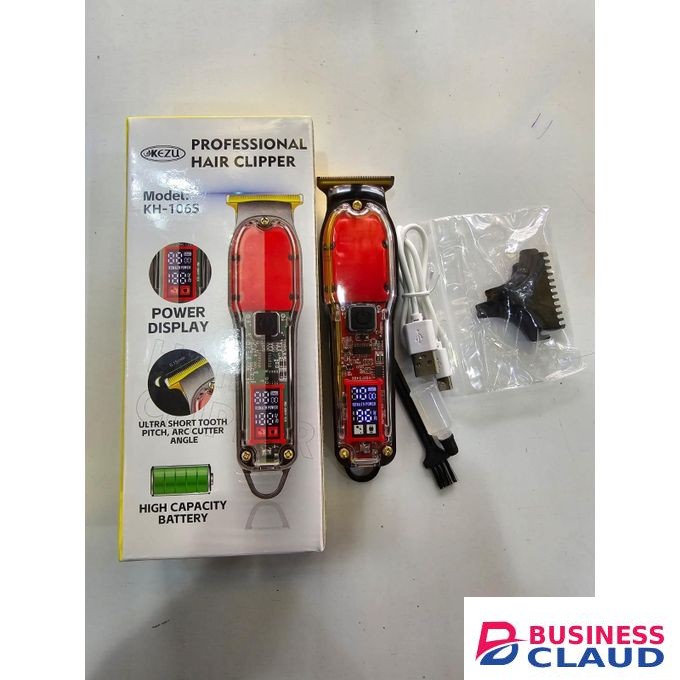 Kezu Hair Clipper Rechargeable Hair Cutting Machine Combo Set - Professional Barber Supply Hair Trimmer & Clipper