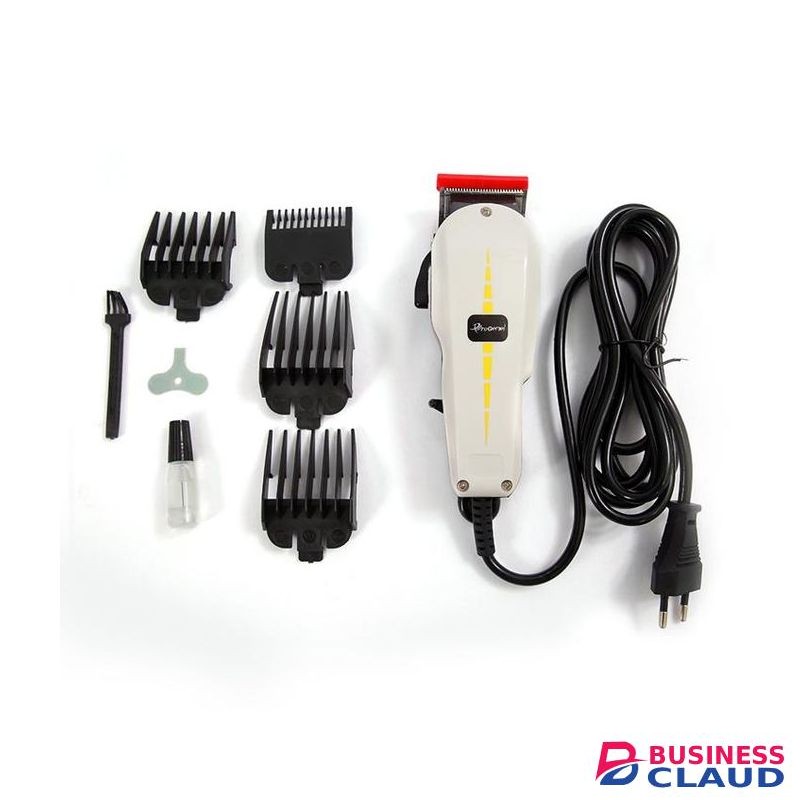 Geemy Electric Hair Clipper Machine + 4WAY EXTENSION