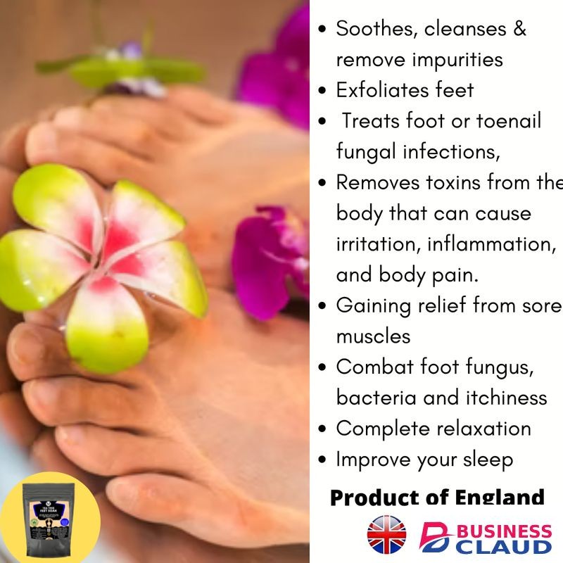 Mama Earth Epsom(magnesium) Salt For Foot Bath-,Cleanses&Cures Toenail Fungus