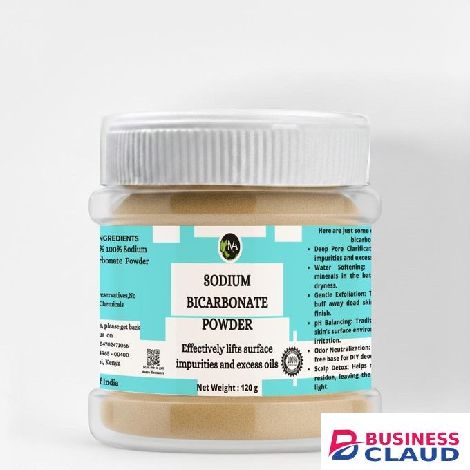 Mama Earth Pure Sodium Bicarbonat e (Baking Soda) – Fine Grain Mineral for Deep Cleansing and Skin Softening