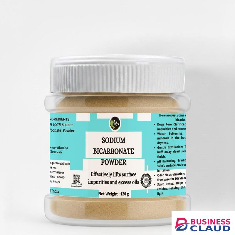 Mama Earth Pure Sodium Bicarbonat e (Baking Soda) – Fine Grain Mineral for Deep Cleansing and Skin Softening