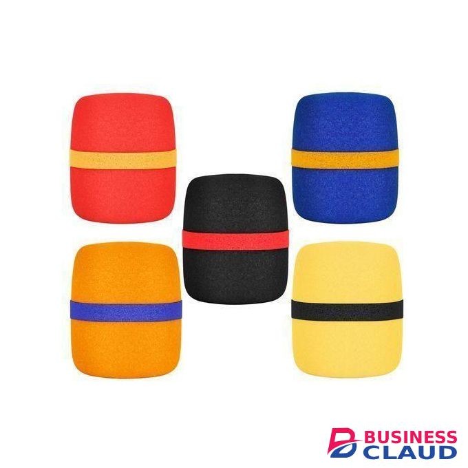 5 Pack Thick Foam Mic Cover Handheld Microphone Windscreen