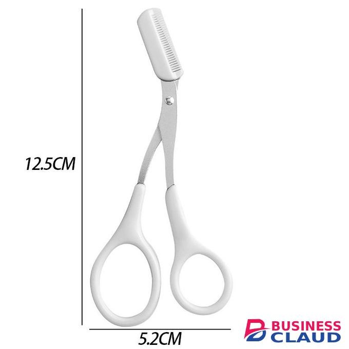 1Pcs with Comb Hair Safe Eyebrow Trimmer Stainless Steel Eyebrow