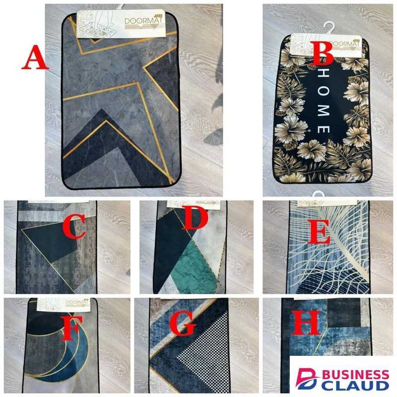 Super Absorbent Floor Mat, Diatomaceous Earth Bath Mat, Quick-Drying Bathroom Carpets, Living Room Large Carpet, Rubber Non-Slip Bottom, Simple Kitchen40*60