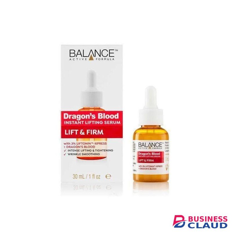 Balance Active Formula Dragon's Blood Instant Lifting Serum Lift And Firm With 3% Liftonin TM For Anti-aging Anti-wrinkle And Smoothing