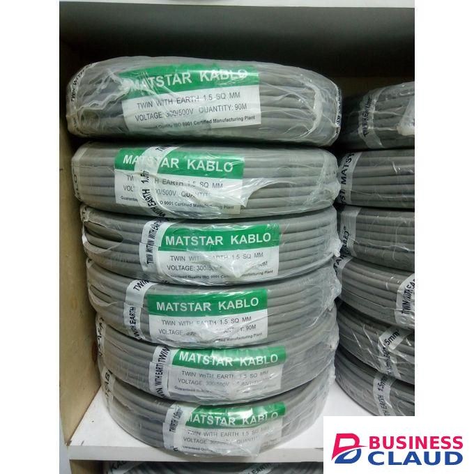 Mat Star Twin & Earth Electrical Cable – Premium Quality (Finest Copper, 1.5mm / 2.5mm).