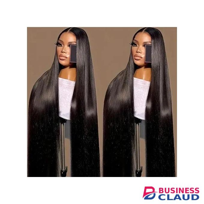 Trendy Center-Part Long Straight Hair Wig (Ladies Women's)