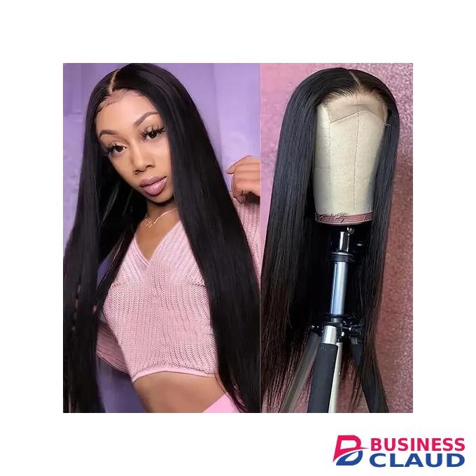 Trendy Center-Part Long Straight Hair Wig (Ladies Women's)
