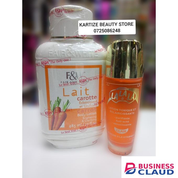 Fair & White Best lightening combo with even skin tone