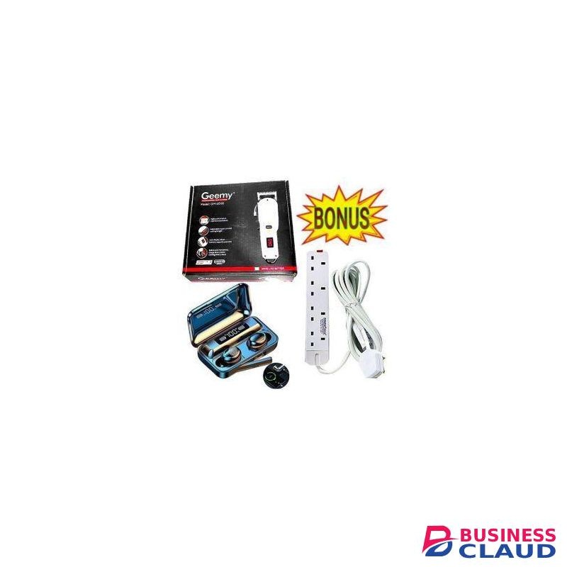 Geemy hair clipper plus free gifts extension plus bluetooth