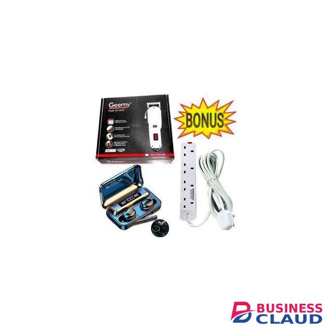 Geemy hair clipper plus free gifts extension plus bluetooth