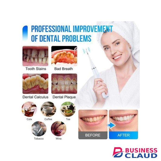 Smart Ultrasonic Electric Toothbrush + 4 Brush Heads
