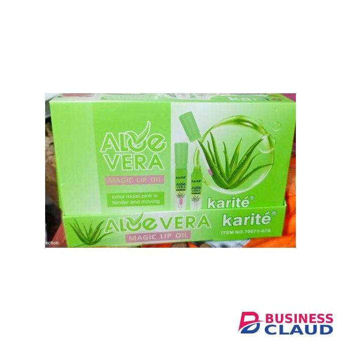 Beauty 3PCS Aloe Vera Cracked Lips Healing Balm Pink Lips Effect Lip Gloss