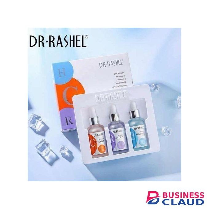DR RASHEL Dr. Rashel 3 in 1 Serum set (Retinol, Vitamin C and Hyaluronic acid serum)
