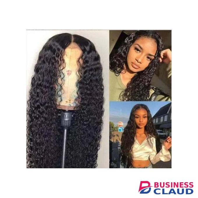 (2 in a group) Women's Short Black Kinky Curly Bob Wig - Synthetic Afro Hair Wig with Adjustable Cap