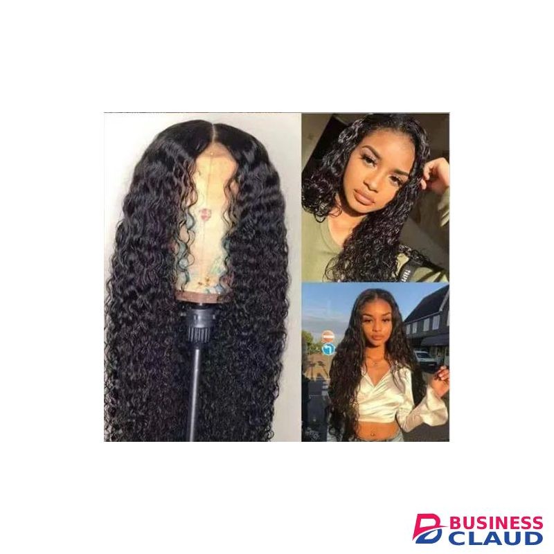 (2 in a group) Women's Short Black Kinky Curly Bob Wig - Synthetic Afro Hair Wig with Adjustable Cap
