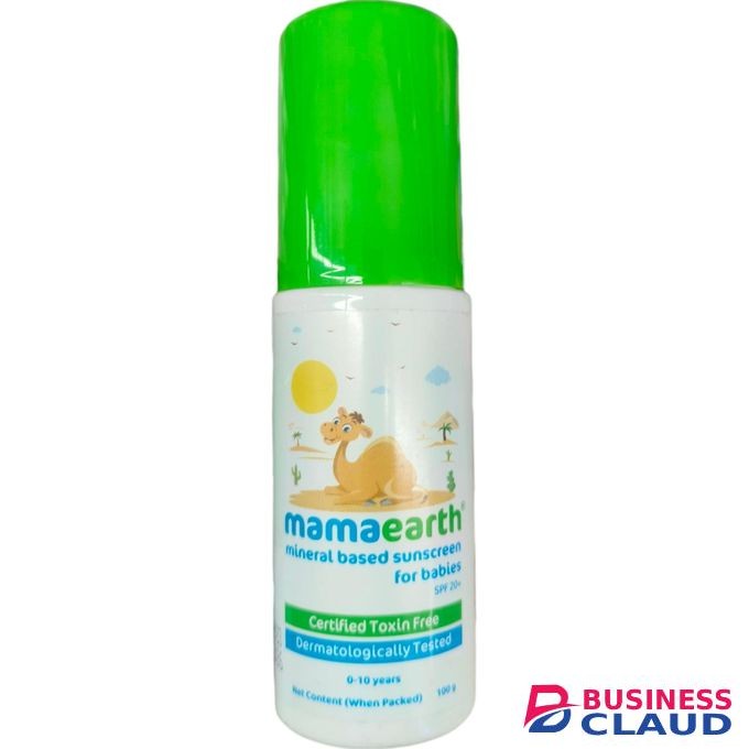 Mama Earth Mineral Based Sunscreen Fro Babies SPF 20+
