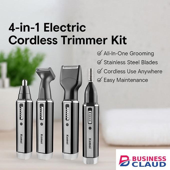 addigoes 4-in-1 Facial Hair Removal Trimmer, Nose Hair Trimmer for Women and Men, 4-in-1 Facial Hair Removal Trimmer Professional Eyebrow & Facial Hair Trimmer, Rechargeable Portble Waterproof Face Shaver Razor for Nose Ear Eyebrow Set