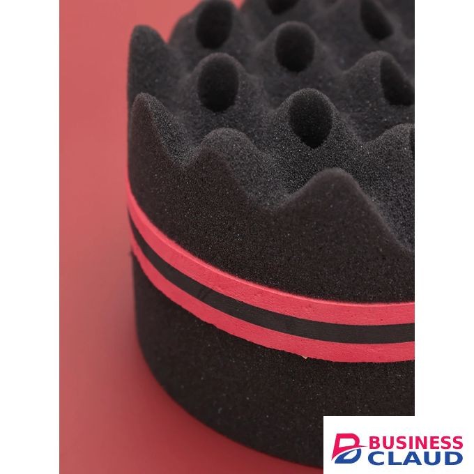African Magic Barber Sponge Double Sided Magic Hair Curl Weave Dreads Sponge Brush Hair Brush