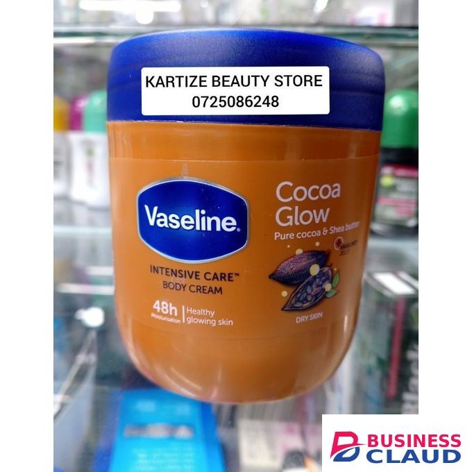 Vaseline Intensive care body cream cocoa glow pure cocoa & shea butter