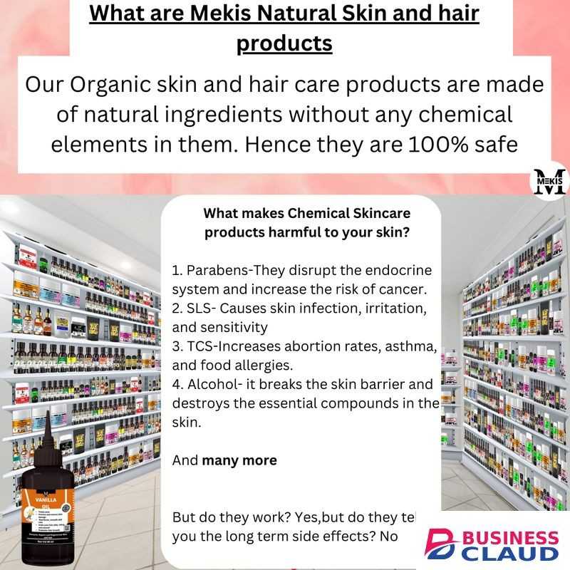 Mekis Vanilla Oil - Treats Under Eye Circles, Treats Acne