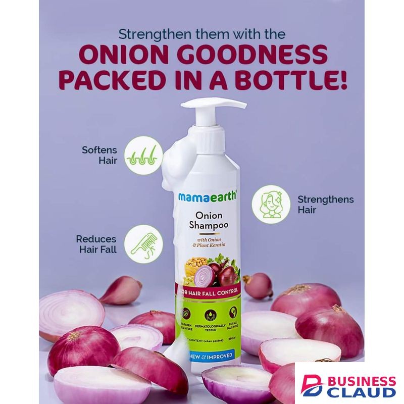 Mama Earth Onion SHAMPOO KERATIN From Plants SOFTENS STRENGTHENS HAIR REDUCE HAIR FALL hairfall