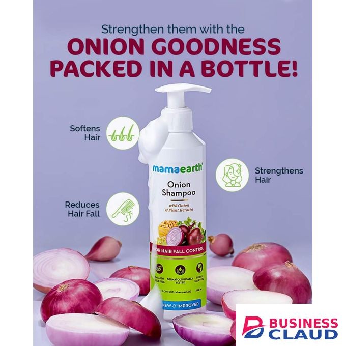 Mama Earth Onion SHAMPOO KERATIN From Plants SOFTENS STRENGTHENS HAIR REDUCE HAIR FALL hairfall
