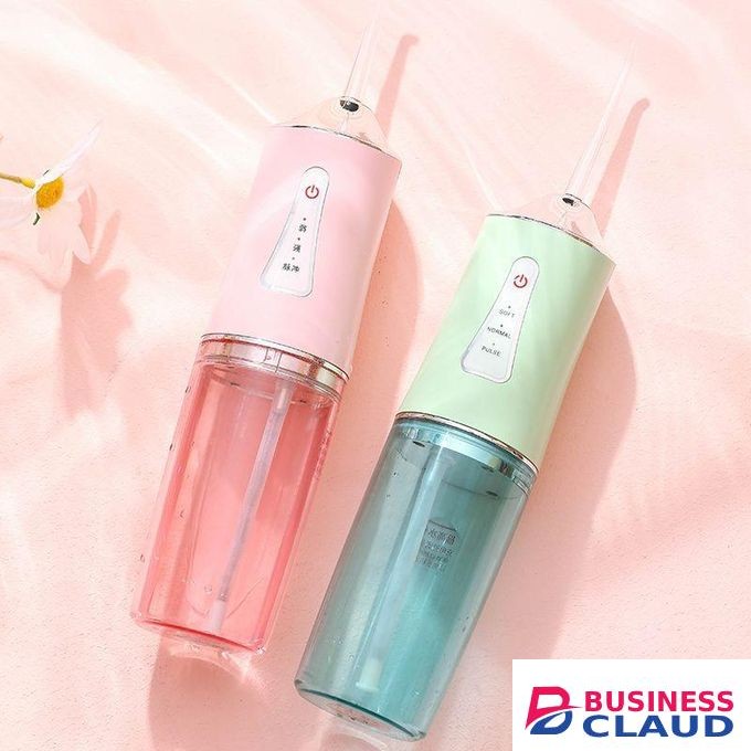 Portable Dental Water Jet Oral Irrigator - 3 Modes, 4 Nozzles USB Rechargeable Water Flosser for Braces & Oral Hygiene