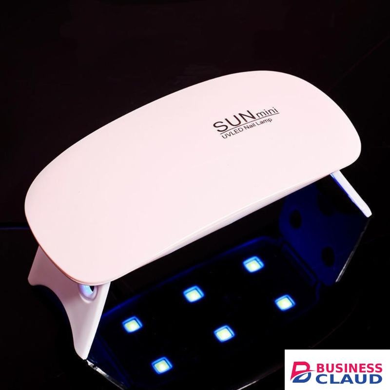 Mouse nail lamp mini handheld folding UV glue curing purple light therapy machine nail baking and drying lamp