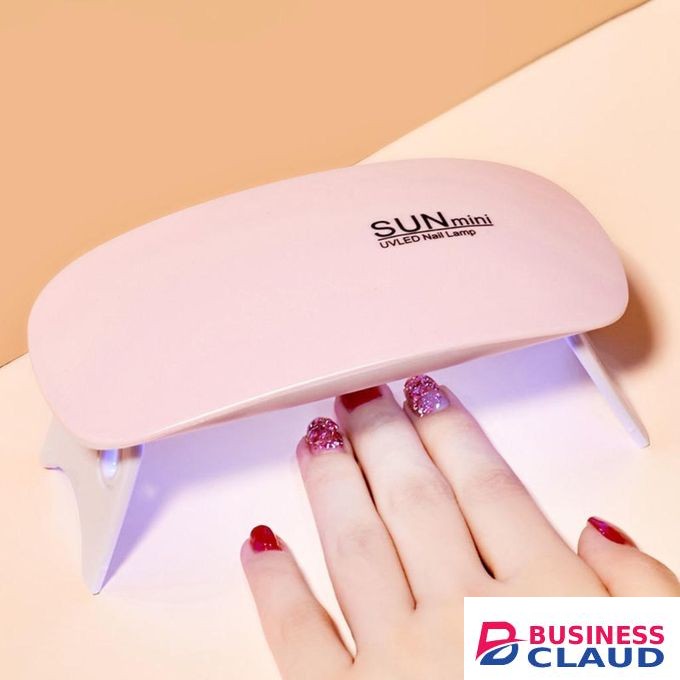 Mouse nail lamp mini handheld folding UV glue curing purple light therapy machine nail baking and drying lamp
