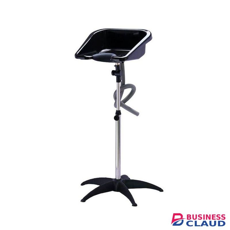 Salon Sink Adjustable, Basin With Stand For Hair Cleaning