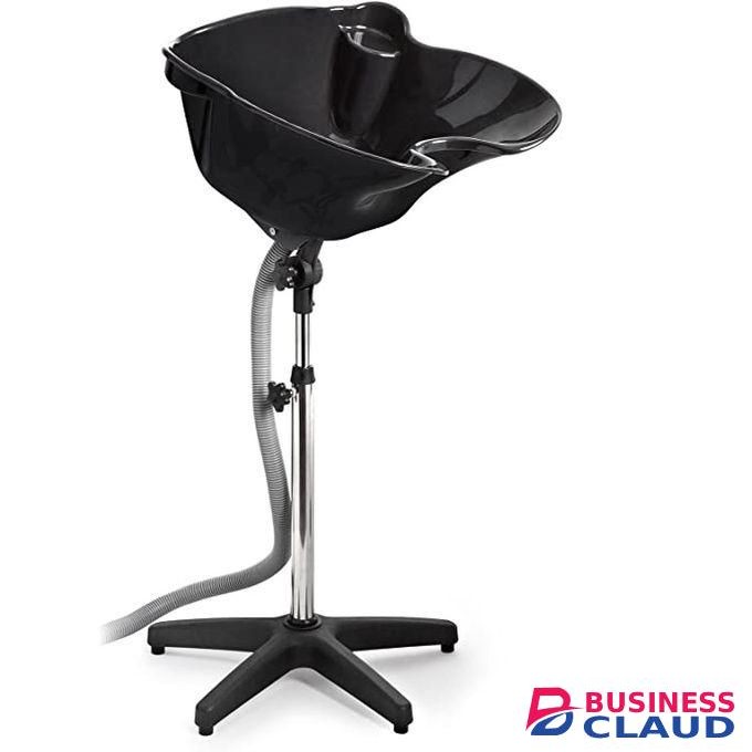 Salon Sink Adjustable, Basin With Stand For Hair Cleaning