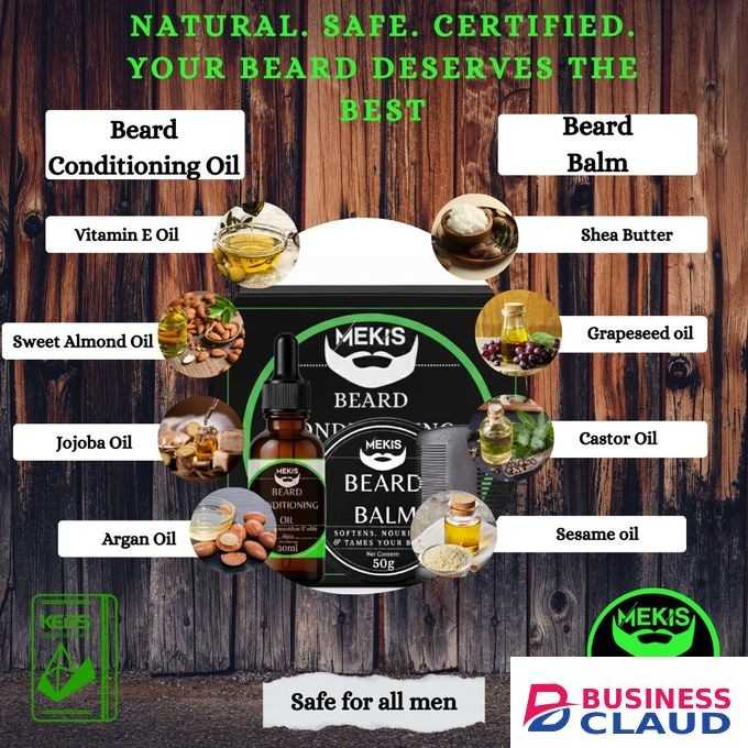 Complete Beard Care Kit - Full beard care for soft, healthy, and masculine-looking facial hair