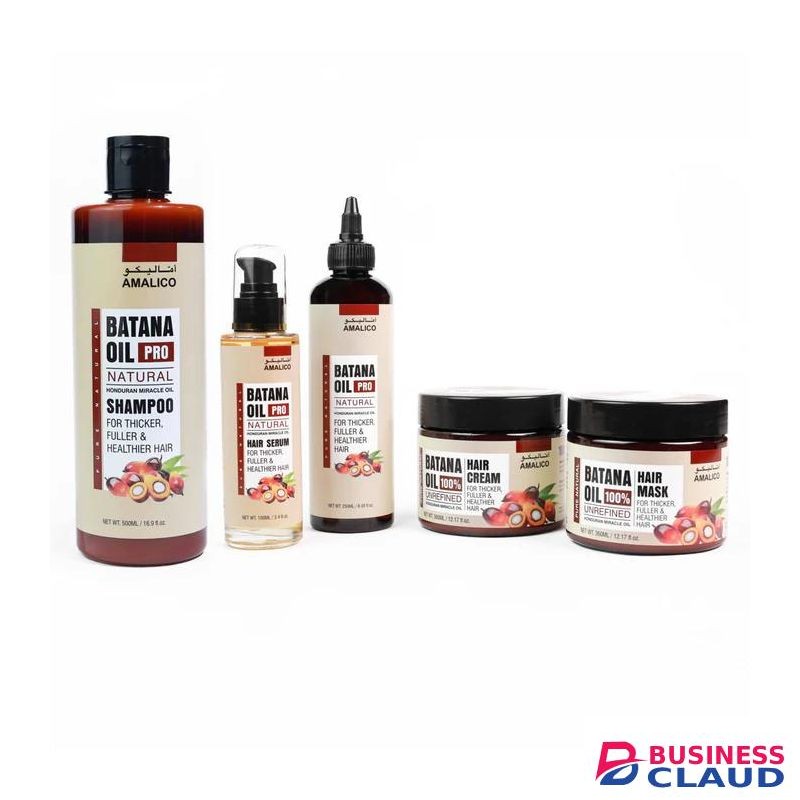 AMALICO Batana Set( Shampoo, Oil, Cream, Mask and Serum)