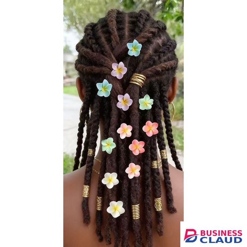 4 Pcs Flower Hairclips Fashionable Barrettes